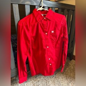 Women’s cinch button up